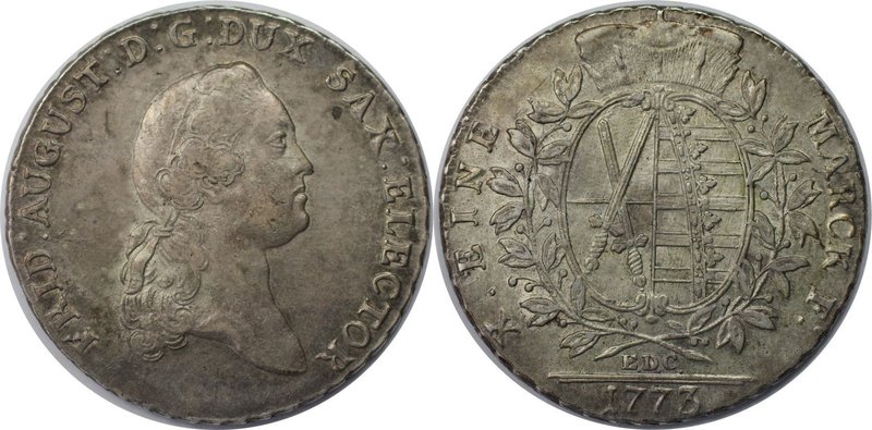 Altdeutsche Münzen und Medaillen, SACHSEN - ALBERTINE. Friedrich August III. (17...