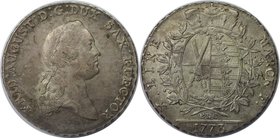 Altdeutsche Münzen und Medaillen, SACHSEN - ALBERTINE. Friedrich August III. (1763-1806). Taler 1773 EDC. Silber. KM 131. Dav. 2690. Vorzüglich-Stempe...