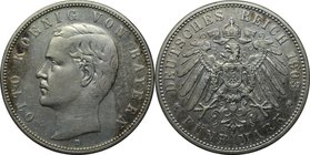 Deutsche Münzen und Medaillen ab 1871, REICHSSILBERMÜNZEN, Bayern, Otto (1886-1913). 5 Mark 1903 D, Silber. Jaeger 46. Sehr schön, Kratzer. Flecken