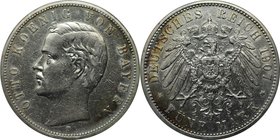 Deutsche Münzen und Medaillen ab 1871, REICHSSILBERMÜNZEN, Bayern, Otto (1886-1913). 5 Mark 1907 D, Silber. Jaeger 46. Sehr schön-vorzüglich. Kratzer...