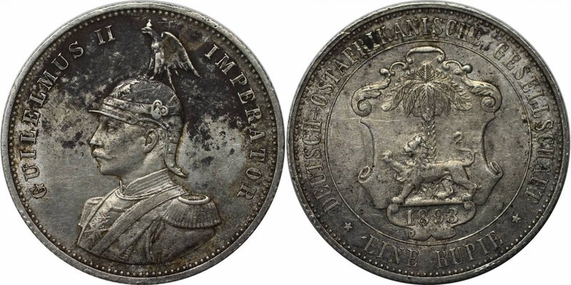 Deutsche Münzen und Medaillen ab 1871. DEUTSCHE KOLONIEN. Deutsche Ostafrika. Wi...