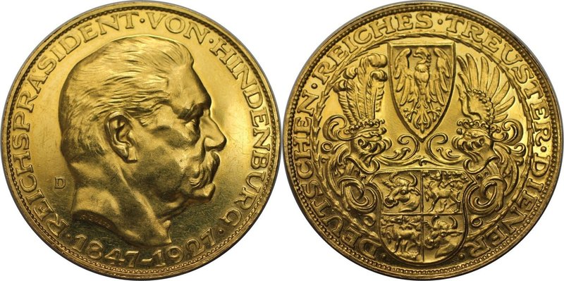 Deutsche Münzen und Medaillen ab 1871, MEDAILLEN UND JETONS. GOETZ-MEDAILLEN. Hi...