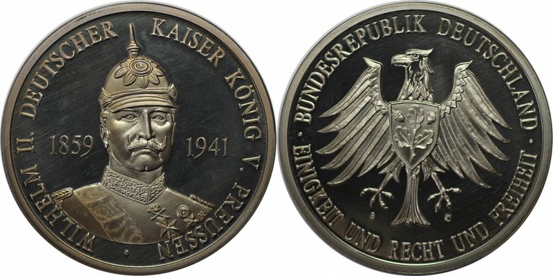 Deutsche Münzen und Medaillen ab 1945, BUNDESREPUBLIK DEUTSCHLAND. PREUßEN. Wilh...