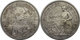 Europäische Münzen und Medaillen, Dänemark / Denmark. Christian IX. (1863-1906). 2 Kroner 1903, 40. Regierungsjubiläum. Silber. KM 802. Sehr schön...