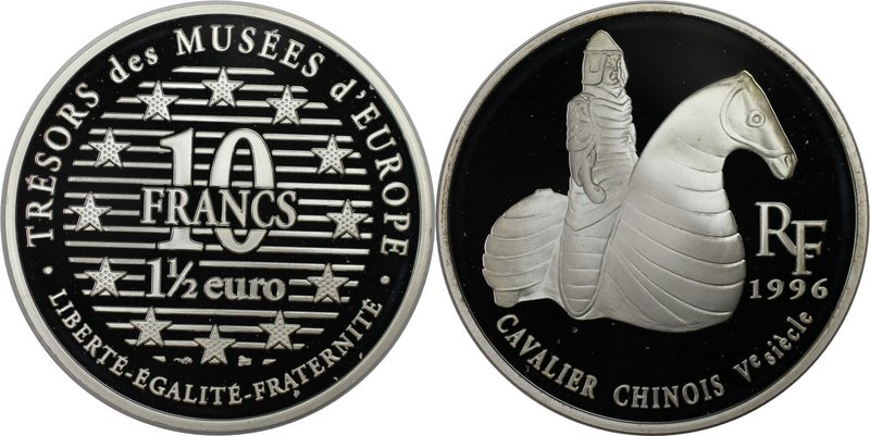 Europäische Münzen und Medaillen, Frankreich / France. Chinesischer Reiter. 10 F...