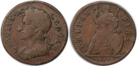 Europäische Münzen und Medaillen, Großbritannien / Vereinigtes Königreich / UK / United Kingdom. Charles II. (1660-1685). Farthing 1675, Kupfer. KM 43...