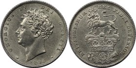 Europäische Münzen und Medaillen, Großbritannien / Vereinigtes Königreich / UK / United Kingdom. George IV. (1820-1830). Sixpence (6 Pence) 1826, Silb...