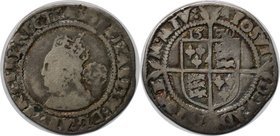 Europäische Münzen und Medaillen, Großbritannien / Vereinigtes Königreich / UK / United Kingdom. Elizabeth I. Sixpence (6 Pence) 1570, Silber. Schön...