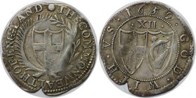 Europäische Münzen und Medaillen, Großbritannien / Vereinigtes Königreich / UK / United Kingdom. Shilling 1652, Silber. KM 390.1. Spink 3217. Sehr sch...