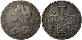 Europäische Münzen und Medaillen, Großbritannien / Vereinigtes Königreich / UK / United Kingdom. George II. (1727-1760). Shilling 1727, Silber. KM 561...