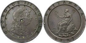 Europäische Münzen und Medaillen, Großbritannien / Vereinigtes Königreich / UK / United Kingdom. George III. (1760-1820). 2 Pence 1797. Kupfer. KM 619...