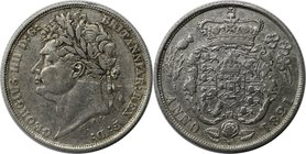 Europäische Münzen und Medaillen, Großbritannien / Vereinigtes Königreich / UK / United Kingdom. George IV. (1820-1830). Schilling 1821, Silber. KM 67...