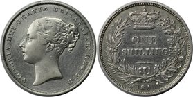 Europäische Münzen und Medaillen, Großbritannien / Vereinigtes Königreich / UK / United Kingdom. Victoria (1837-1901). Schilling 1851, Silber. KM 734....