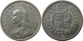 Europäische Münzen und Medaillen, Großbritannien / Vereinigtes Königreich / UK / United Kingdom. Victoria (1837-1901). 1/2 Crown 1887, Silber. KM 764....