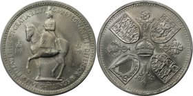 Europäische Münzen und Medaillen, Großbritannien / Vereinigtes Königreich / UK / United Kingdom. Elizabeth II. Krönung. 5 Shillings (Crown) 1953, Kupf...