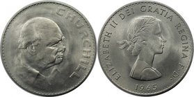 Europäische Münzen und Medaillen, Großbritannien / Vereinigtes Königreich / UK / United Kingdom. Sir Winston Churchill. Crown 1965, Kupfer-Nickel. KM ...