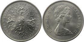 Europäische Münzen und Medaillen, Großbritannien / Vereinigtes Königreich / UK / United Kingdom. 80 Geburtstag Queen Elisabeth. 25 New Pence 1980, Kup...