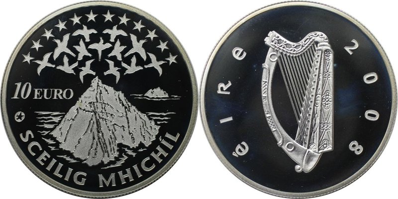 Europäische Münzen und Medaillen, Irland / Ireland. Skellig Michael. 10 Euro 200...