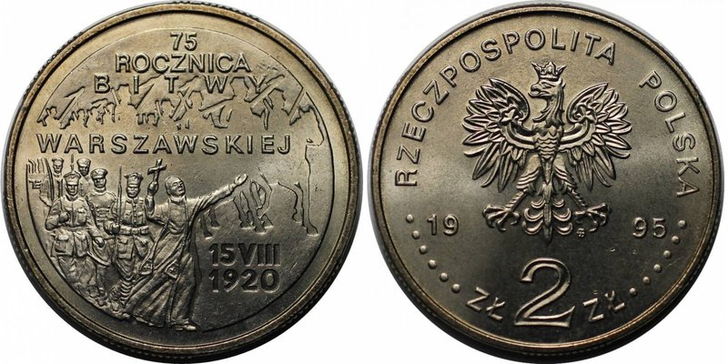 Europäische Münzen und Medaillen, Polen / Poland. Warschauer Schlacht. 2 Zlotych...