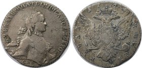 Russische Münzen und Medaillen, Katharina II. (1762-1796). Rubel 1764 SPB-TI-YaI, Silber. Bitkin 185. Sehr schön