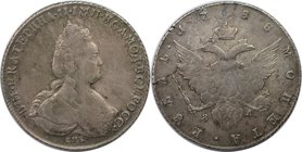 Russische Münzen und Medaillen, Katharina II. (1762-1796). Rubel 1788 SPB-TI-JaA, Silber. Bitkin 247. Vorzüglich