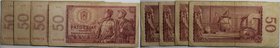 Banknoten, Tschechoslowakei / Czechoslovakia, Lots und Sammlungen. 4 x 50 Korun 1964. Lot von 4 Banknoten. III