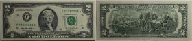 Banknoten, USA / Vereinigte Staaten von Amerika, Federal Reserve Bank Notes. 2 Dollars 1995. I
