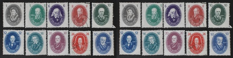 Briefmarken / Postmarken, Deutschland / Germany. DDR. Akademie der Wissenschafte...