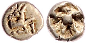 Griechen Ephesos
Phanes ca. 625 - 600 v. Chr. 1/24 Stater o. J. 0,57g. Weidauer...