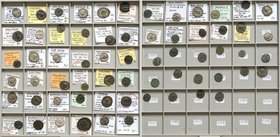 Sammlung Diverse
 Lot 64 Stück Griechen / Römer in Silber und Kupfer/Bronze mit Beschreibung, z. B. Severus Alexander 222-235 Denar 222 / Ric5, Julia...