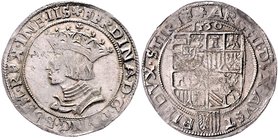 Münzen Römisch Deutsches Reich - Habsburgische Erb- und Kronlande Ferdinand I. 1521 - 1564
 Pfundner 1530 Linz. 5,54g. MzA. Seite 73 ss/vz