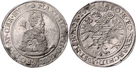 Münzen Römisch Deutsches Reich - Habsburgische Erb- und Kronlande Maximilian II. 1564 - 1576
 Taler 1573 Kuttenberg. 28,94g. MzA. Seite 58 (Mm. G. Sa...
