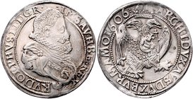 Münzen Römisch Deutsches Reich - Habsburgische Erb- und Kronlande Rudolph II. 1576 - 1612
 Taler 1606 Wien. 28,58g. MzA. Seite 92 (Mm. Mm. Andrae Hän...