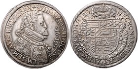 Münzen Römisch Deutsches Reich - Habsburgische Erb- und Kronlande Rudolph II. 1576 - 1612
 Taler 1610 Hall. 28,75g. MzA. Seite 96 (Mm. Ferd. Leffler)...