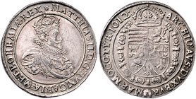 Münzen Römisch Deutsches Reich - Habsburgische Erb- und Kronlande Rudolph II. 1576 - 1612
 Taler 1612 Wien. 28,41g. MzA. Seite 99 (Mm. Fellner von Fe...