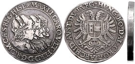 Münzen Römisch Deutsches Reich - Habsburgische Erb- und Kronlande Rudolph II. 1576 - 1612
 2 Taler o.J. laut Sammleraufzeichnung aus der Sammlung Hol...