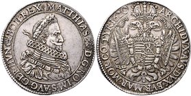 Münzen Römisch Deutsches Reich - Habsburgische Erb- und Kronlande Rudolph II. 1576 - 1612
 Taler 1620 KB Kremnitz. 28,52g. MzA. Seite 109 (Mm. nicht ...