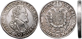 Münzen Römisch Deutsches Reich - Habsburgische Erb- und Kronlande Ferdinand II. 1619 - 1637
 2 Taler 1625 Wien. 56,46g. Her. 296 ss/vz
