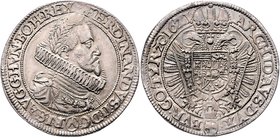 Münzen Römisch Deutsches Reich - Habsburgische Erb- und Kronlande Ferdinand II. 1619 - 1637
 Taler 16Z1 Wien. 28,61g. Her. 366 ss/vz