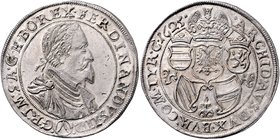 Münzen Römisch Deutsches Reich - Habsburgische Erb- und Kronlande Ferdinand II. 1619 - 1637
 Taler 1625 Wien. 28,78g. Her. 388a vz