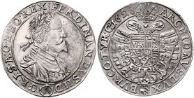 Münzen Römisch Deutsches Reich - Habsburgische Erb- und Kronlande Ferdinand II. 1619 - 1637
 Taler 1626 Wien. 28,64g. Her. 389b ss/vz