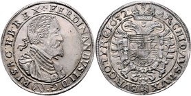 Münzen Römisch Deutsches Reich - Habsburgische Erb- und Kronlande Ferdinand II. 1619 - 1637
 Taler 1632 Wien. 28,60g. Her. 395c vz
