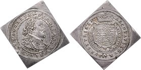 Münzen Römisch Deutsches Reich - Habsburgische Erb- und Kronlande Ferdinand II. 1619 - 1637
 1/2 Talerklippe 1629 (27) letztes Vorkommen im Handel Au...