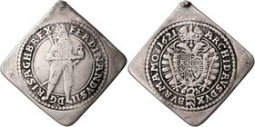 Münzen Römisch Deutsches Reich - Habsburgische Erb- und Kronlande Ferdinand II. 1619 - 1637
 Talerklippe 1621 ex Sammlung Miller zu Aicholz (im Bildb...