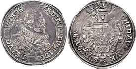Münzen Römisch Deutsches Reich - Habsburgische Erb- und Kronlande Ferdinand II. 1619 - 1637
 Taler 1624 Mm. K. Wansiedler. Brünn. 27,42g. Her. 535a (...