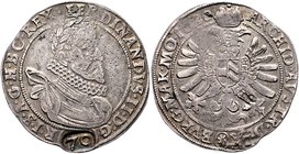 Münzen Römisch Deutsches Reich - Habsburgische Erb- und Kronlande Ferdinand II. 1619 - 1637
 1/2 Kippertaler zu 70 Kreuzer 1620 Mm. Sebastian Hölzl. ...