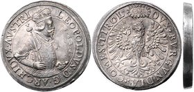 Münzen Römisch Deutsches Reich - Habsburgische Erb- und Kronlande Erzherzog Leopold 1619 - 1632
 3 Taler 1626 Hall. 85,66g. MzA. Seite 122 , M./T.- s...