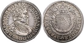 Münzen Römisch Deutsches Reich - Habsburgische Erb- und Kronlande Ferdinand III. 1637 - 1657
 Taler 1641 Graz. 27,83g. Her. 396 f.vz