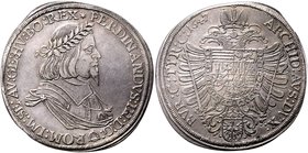 Münzen Römisch Deutsches Reich - Habsburgische Erb- und Kronlande Ferdinand III. 1637 - 1657
 Taler 1647 Mm. J.C. Richthausen. Brünn. 28,72g. Her. 44...