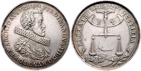 Münzen Römisch Deutsches Reich - Habsburgische Erb- und Kronlande Ferdinand III. 1637 - 1657
 Ag Krönungsmedaille 1630 von A. Petter auf die schlesis...